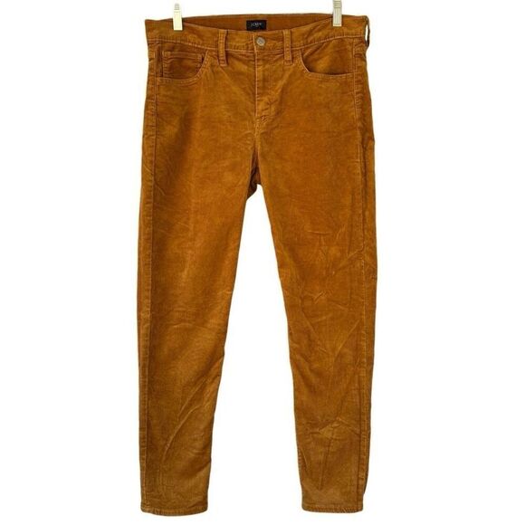 J. Crew Golden Brandy Mid Rise Skinny Corduroy Stretch 5 Pockets Pants Size 29 - Picture 2 of 11